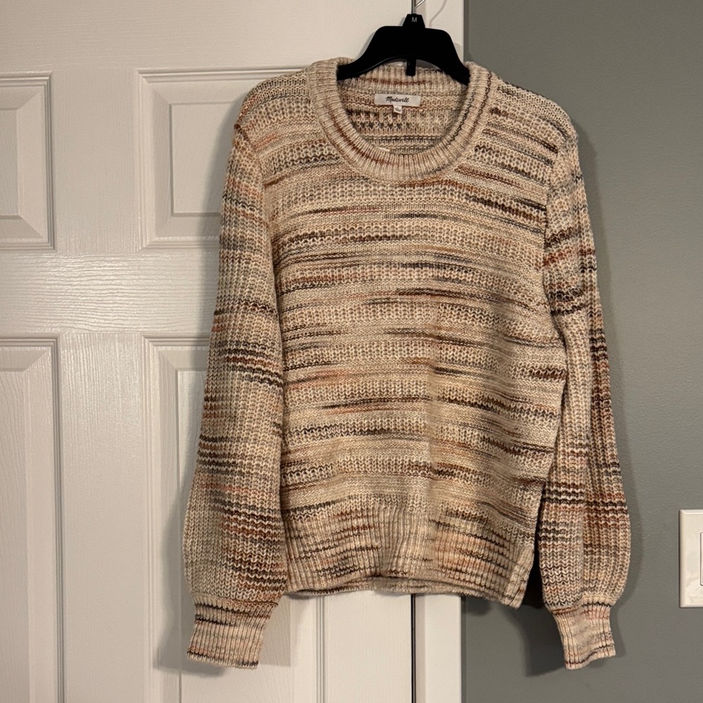 Madewell Space-Dyed Canton Pullover Sweater